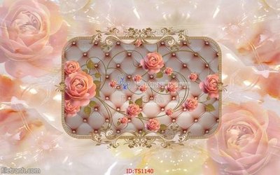 Tải file File hoa trang sức TS1140 (gốc) làm tranh trang trí