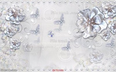 Download file gốc File hoa trang sức TS1180 (in lụa) tranh 3D
