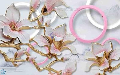 File ảnh File hoa trang sức TS119 (gốc) in decal dán tường