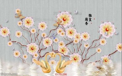 File PSD File hoa trang sức TS1206 (gốc) cho in quảng cáo