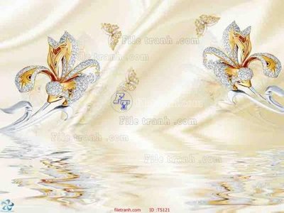 Tệp tin gốc File hoa trang sức TS121 (dùng cho in) File hoa trang sức TS121