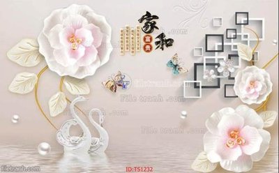 File gốc File hoa trang sức TS1232 (AI/EPS) cho in ấn