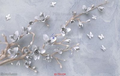 Chi tiết file ảnh File hoa trang sức TS1234 sắc nét