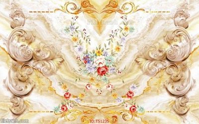 File in trần File hoa trang sức TS1235 (bản gốc) đại dương