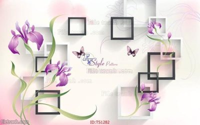 Tải file File hoa trang sức TS1282 (gốc) làm file tranh quảng cáo