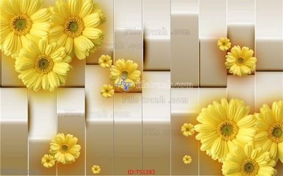 File in trần File hoa trang sức TS1283 (bản gốc) phong cảnh