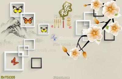 File ảnh File hoa trang sức TS1335 (gốc) in decal dán tường