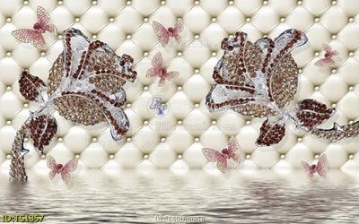 File ảnh File hoa trang sức TS1357 (gốc) cho trang trí nội thất