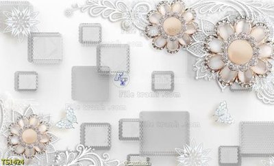File tranh trang trí File hoa trang sức TS1424 (file gốc)