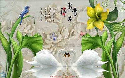 File tranh File hoa trang sức TS144 (bản gốc) trang trí văn phòng