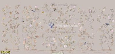 File in trần File hoa trang sức TS1445 (bản gốc) mây trời