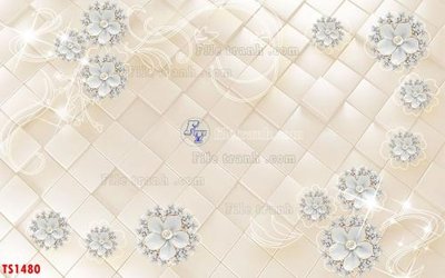 File gốc File hoa trang sức TS1480 (chủ đề hiện đại) trang trí