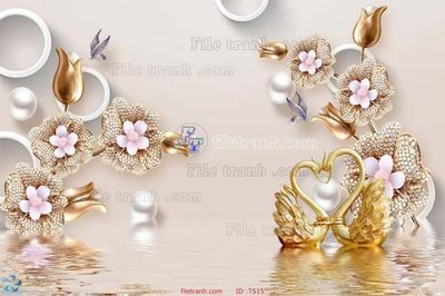 File ảnh File hoa trang sức TS15 (gốc) in poster