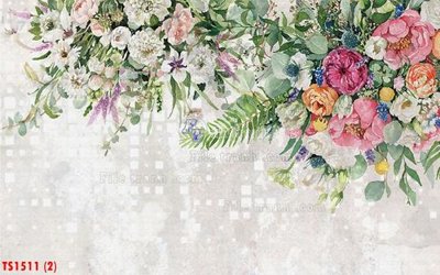 File tranh File hoa trang sức TS1513 (ảnh gốc) in trần nhà