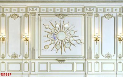 File tranh File hoa trang sức TS1537 (gốc) phong cách tối giản