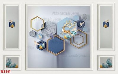 File tranh in trần File dán tường phào chỉ hiện đại TS1541 (ảnh gốc siêu nét)