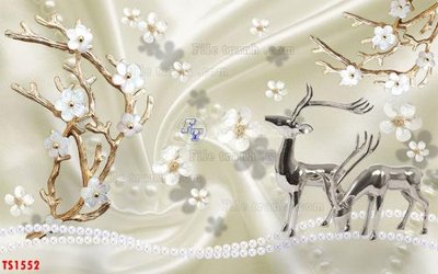 File gốc File hoa trang sức TS1552 (trang trí) phòng làm việc