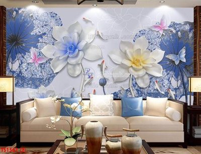 File tranh File hoa trang sức TS1561 (bản gốc) in lụa 3D