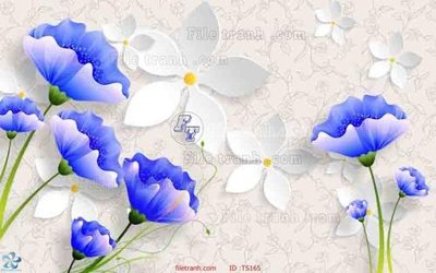 File tranh File hoa trang sức TS165 (bản gốc) in canvas