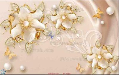 File PSD File hoa trang sức TS197 (gốc) nhiều lớp (multi-layer)