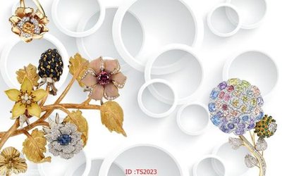 File in mica File hoa trang sức 3d TS2023 (ảnh gốc) đẹp