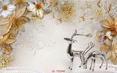 File in lụa File hoa trang sức 3d TS2040 (tân cổ điển) File hoa trang sức 3d TS2040