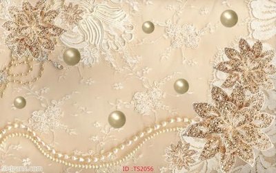 Download file gốc File hoa trang sức 3d TS2056 (in lụa) nghệ thuật