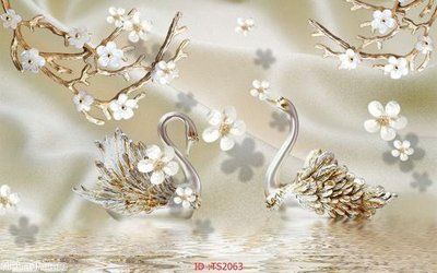 Tệp tin gốc File hoa trang sức 3d TS2063 (dùng cho in ấn) chuyên nghiệp