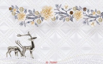 Ảnh gốc file in lụa File hoa trang sức 3d TS2067 chi tiết