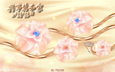 Download file tranh File hoa trang sức 3d TS2100 (file gốc PSD)