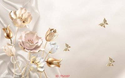 Ảnh mô tả file gốc in mica File hoa trang sức 3d TS2107