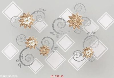 File gốc File hoa trang sức 3d TS2115 (thiết kế) cho in ấn