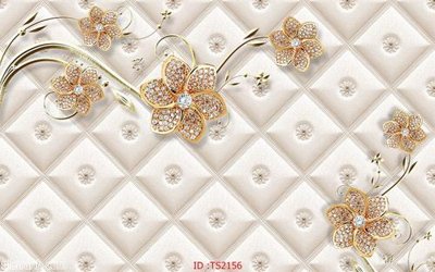 Download file gốc File hoa trang sức 3d TS2156 (in mica) trang trí