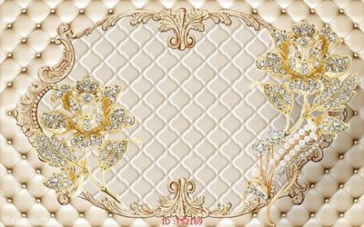 File gốc File hoa trang sức 3d TS2169 (in tráng gương) ốp tường