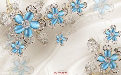 File gốc File hoa trang sức 3d TS2178 (phong cách) tối giản