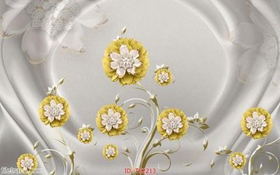 File gốc File hoa trang sức 3d TS2213 (in mica) làm quà tặng