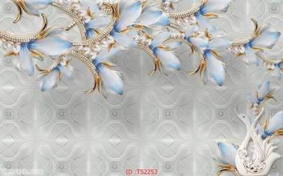 File gốc File hoa trang sức 3d TS2253 (chuẩn màu) cho in offset