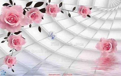 File in trần File hoa trang sức TS226 (bản gốc 3D) sống động