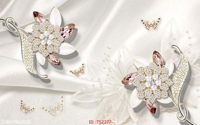 File gốc File hoa trang sức 3d TS2277 (PNG) không nền chất lượng