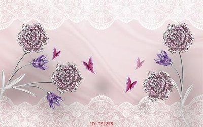 File gốc File hoa trang sức 3d TS2278 (in mica) cắt laser