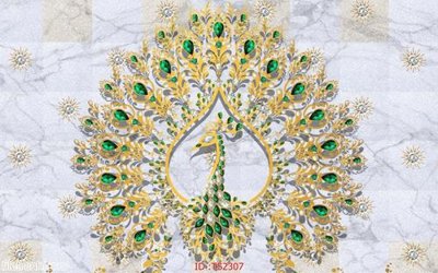 Download file gốc File hoa trang sức 3d TS2307 (in lụa) hoa lá