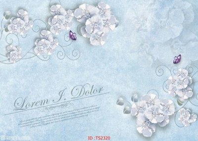 Tệp tin gốc File hoa trang sức 3d TS2320 (chất lượng) File hoa trang sức 3d TS2320