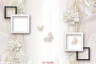 File ảnh File hoa trang sức 3d TS2329 (gốc) cho trang trí nội thất