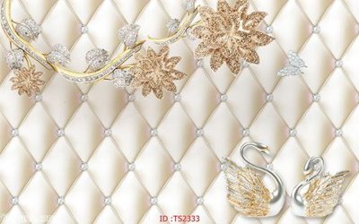 Tải file gốc in lụa File hoa trang sức 3d TS2333 siêu nét