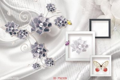 Hình ảnh file gốc in trần nhà File hoa trang sức 3d TS2339