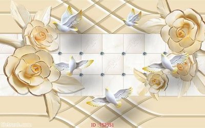 File PSD File hoa trang sức 3d TS2351 (bản gốc) độ phân giải cao