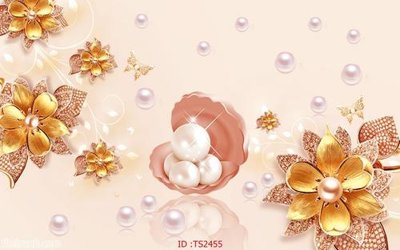 Download file tranh File hoa trang sức 3d TS2455 (file gốc PSD)