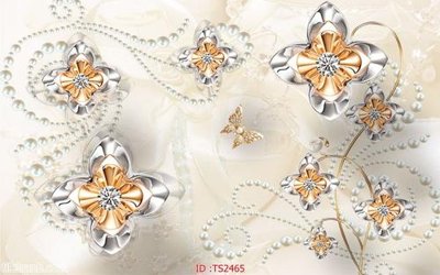 File ảnh File hoa trang sức 3d TS2465 (gốc) in poster