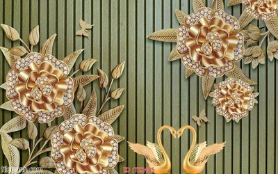 Download file File hoa trang sức 3d TS2485 (chuẩn in) File hoa trang sức 3d TS2485