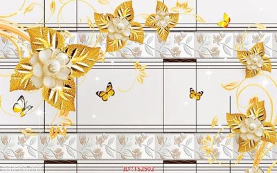 Chi tiết file gốc File hoa trang sức 3d TS2502 (cho in tráng gương)